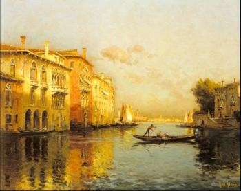 Marc Aldine : A Venetian Canal